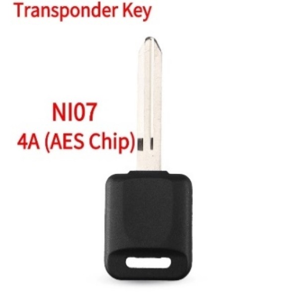 2014-2019 Nissan Rogue - NI07 Transponder Key 4A (AES Chip)(Aftermarket chip/OEM chip )(No logo)